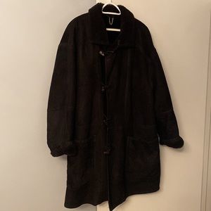 Vintage Black Wool Charles Jourdan Paris Men’s Coat